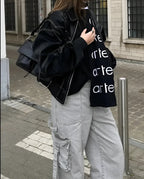 Shylo Amsterdam™| Luxury Leather Varsity Jacket