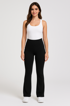 Luxe High-Waist Flare Leggings