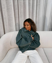 Luxe Leren Varsity Jacket™