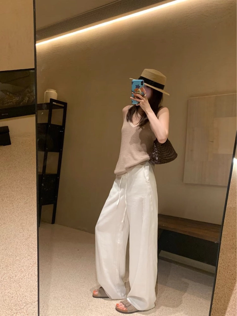 Elvaira™ Linnen Drape Broek