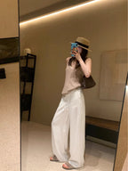 Elvaira™ Linnen Drape Broek