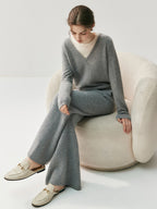 Sienna Cashmere Flared Pants
