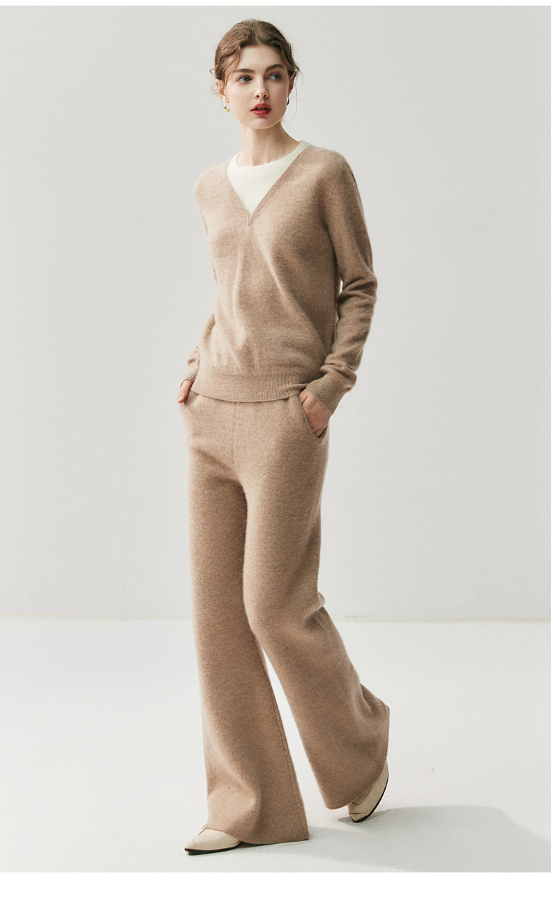 Sienna Cashmere Flared Pants