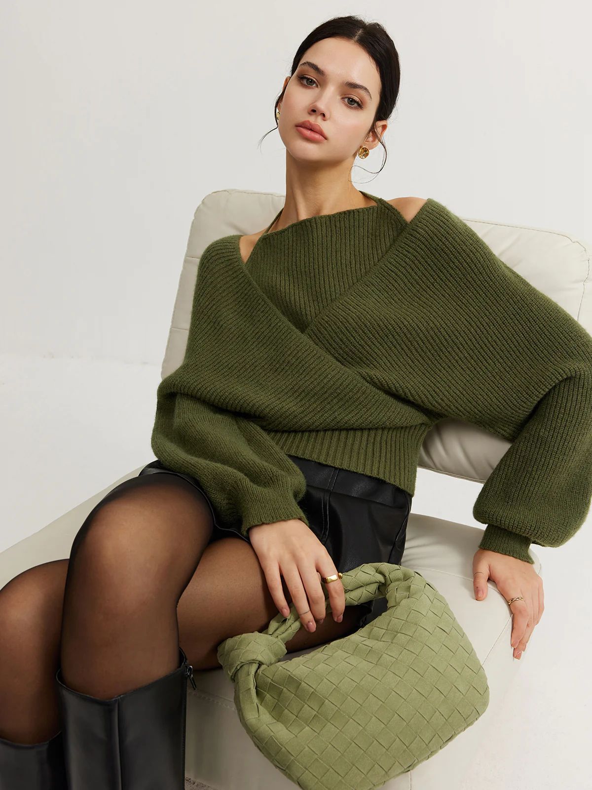 Shylo V-Neck Knit Elegance™