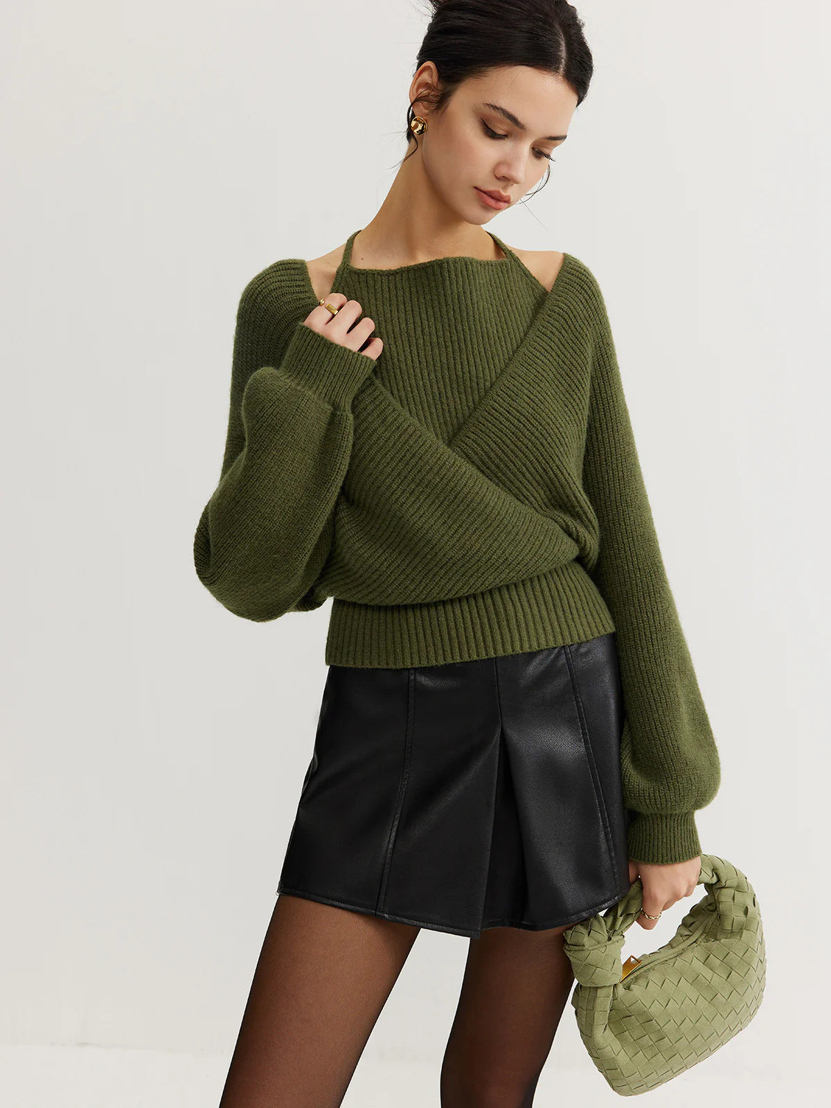 Shylo V-Neck Knit Elegance™