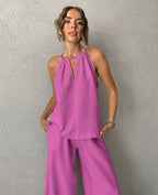Linen Halter Set – 1+1 Gratis