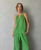 Linen Halter Set – 1+1 Gratis