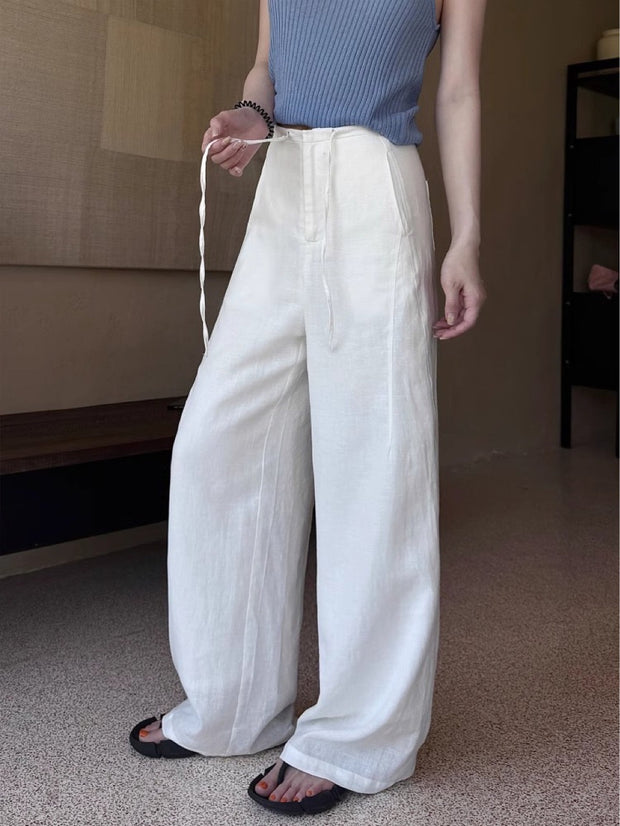 Elvaira™ Linnen Drape Broek