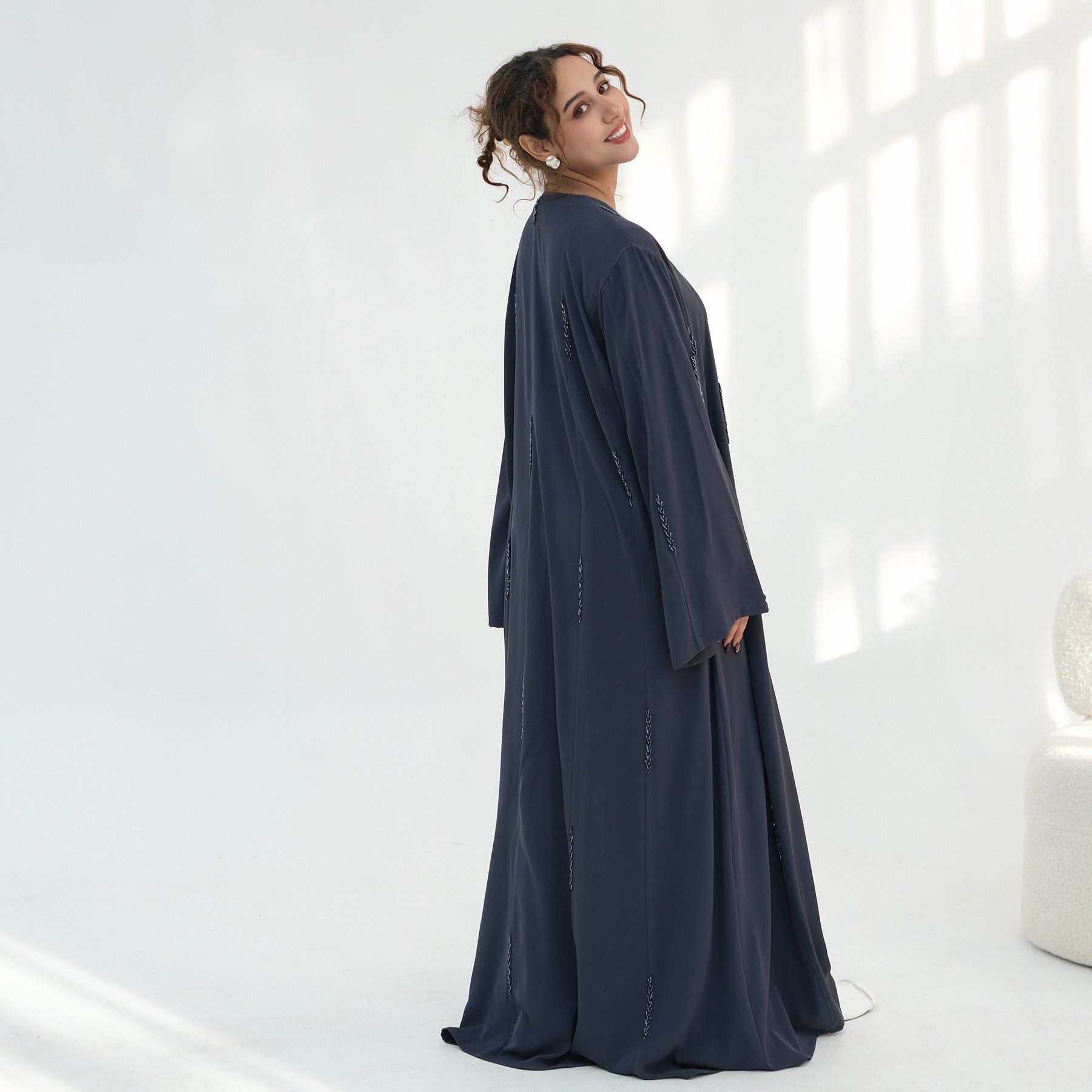 Beaded Long Cardigan – Signature Flow
