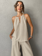 Linen Halter Set – 1+1 Gratis