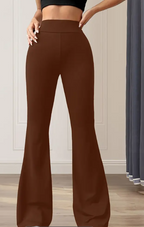 Luxe High-Waist Flare Leggings