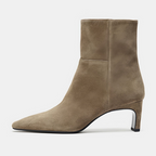 Shylo™ Suède Cat-Heel Enkellaarsjes