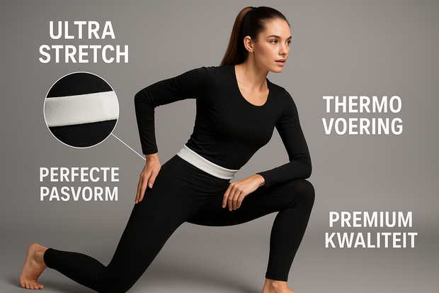 ja maar mag geen AI look hebben wel echt realistisch en maak het ook conventerend en professioneel dat ik gegarandeerd bestellingen ga maken en de binnekant van de leggings is er ook een thermo met een witte stof en misschien ook teksten er bij in het nederlands zoals stretch enzo dat mijn sale conversatie verhoogt