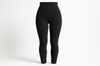 maak een afbeelding van Fleece-gevoerde shaping leggings (zwart, high-waist)
